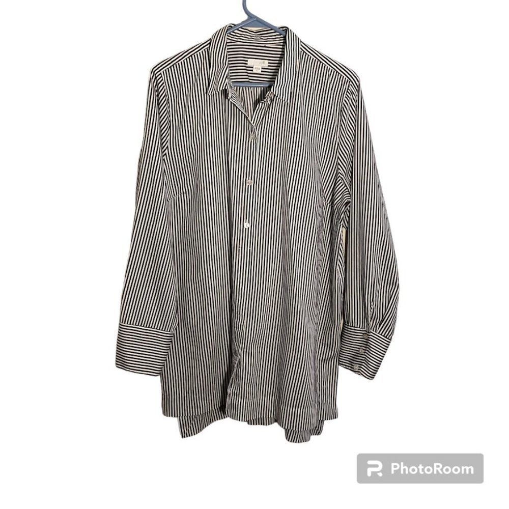 J. Jill Stripped Button Down